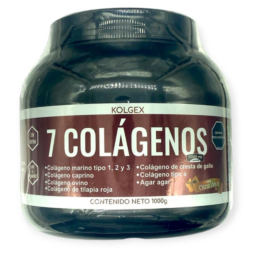 7 Colágenos 1000g 12.000mg Citrus Punch