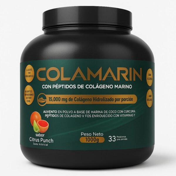 COLAMARIN CON Pétidos de Colágeno Marino 15,000mg 1 Kilo - Image 2