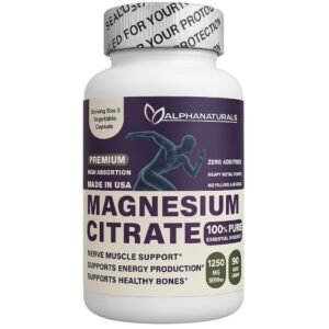 Citrato Magnesio x 90 Cápsulas ALPHA NATURALS