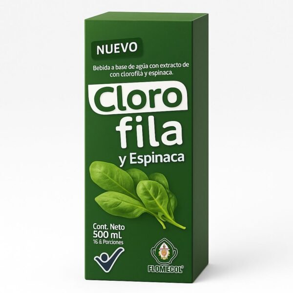 Clorofila y Espinaca FLOMECOL – 500 mL