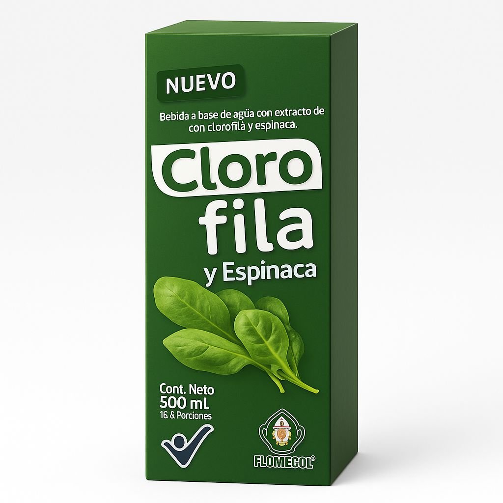 Clorofila y Espinaca FLOMECOL – 500 mL